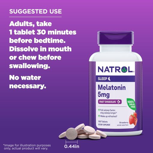 Natrol Melatonin (5 mg) Fast Dissolve - 150 tablets