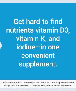 Life Extension Vitamins D and K with Sea-Iodine - 60 capsules