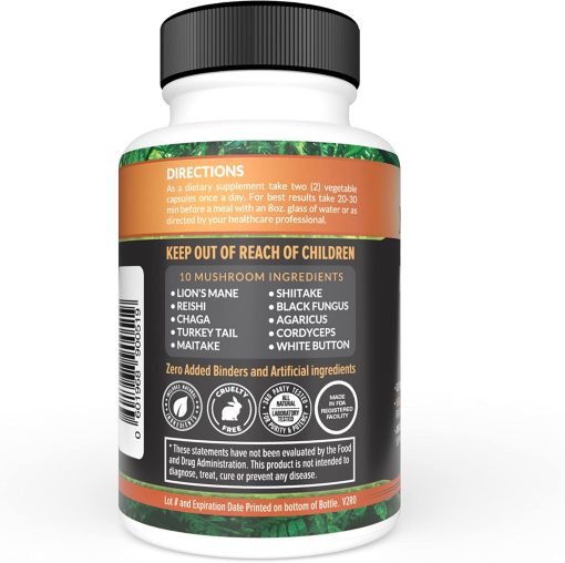 Mayan Methods Mushroom 10X - 120 capsules