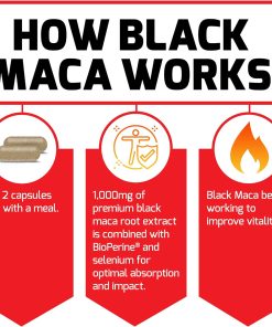 Force Factor Black Maca - 60 capsules