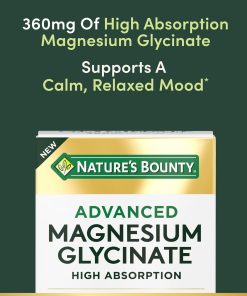 Nature's Bounty Magnesium Glycinate Advanced (360 mg) - 90 capsules