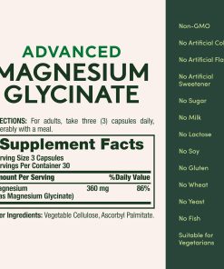 Nature's Bounty Magnesium Glycinate Advanced (360 mg) - 90 capsules