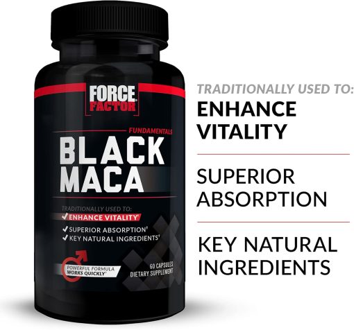 Force Factor Black Maca - 60 capsules