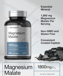 Horbaach Magnesium Malate (1,800 mg) - 250 caplets