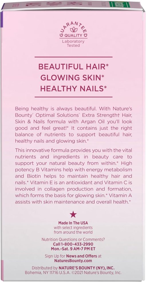 Nature's Bounty Hair, Skin & Nails Advanced with Biotin (5,000 mcg) - 150 softgels