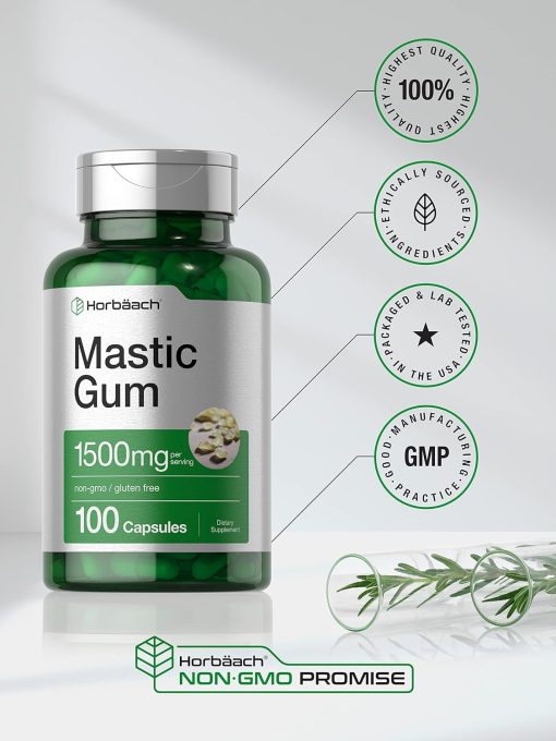 Horbaach Mastic Gum (1,500 mg) - 100 capsules