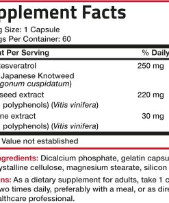 Bronson Resveratrol Complex (500 mg) - 60 capsules