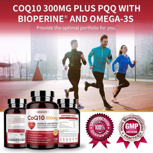 Zebora CoQ10 (300 mg) - 120 softgels