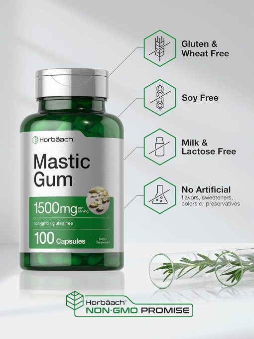 Horbaach Mastic Gum (1,500 mg) - 100 capsules