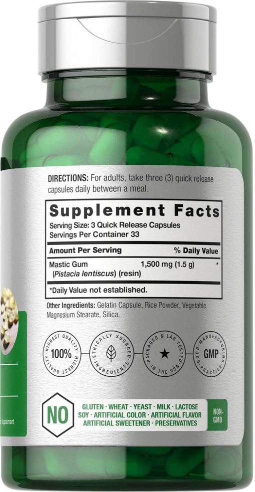 Horbaach Mastic Gum (1,500 mg) - 100 capsules