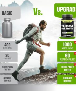 Welbuda Tudca Milk Thistle (1,000 mg) - 60 vegan capsules