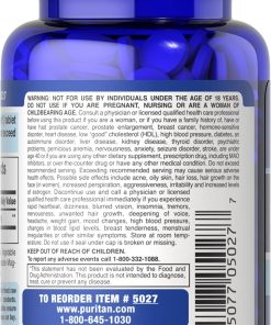 Puritan's Pride DHEA (50 mg) - 100 tablets