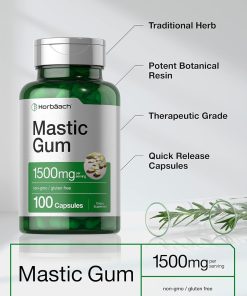 Horbaach Mastic Gum (1,500 mg) - 100 capsules
