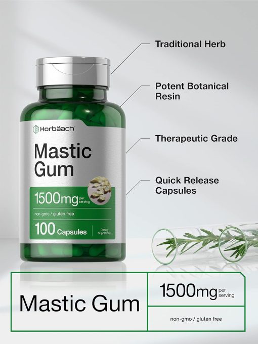 Horbaach Mastic Gum (1,500 mg) - 100 capsules
