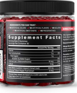 Force Factor Black Maca Gummies Passion Berry - 60 gummies