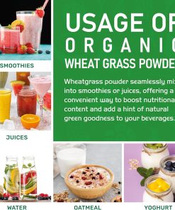 Jiva Organics Wheat Grass Powder - 340 gram