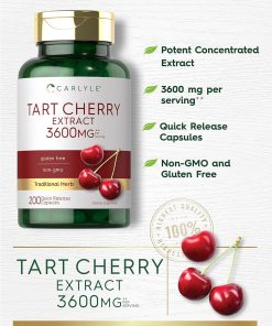 Carlyle Tart Cherry Extract (10,500 mg) - 200 capsules