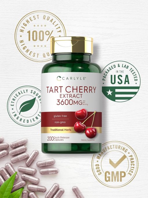Carlyle Tart Cherry Extract (10,500 mg) - 200 capsules