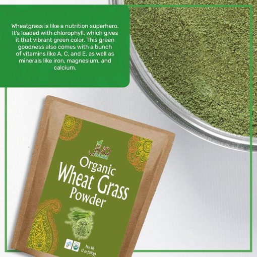 Jiva Organics Wheat Grass Powder - 340 gram