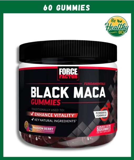 Force Factor Black Maca Gummies Passion Berry - 60 gummies