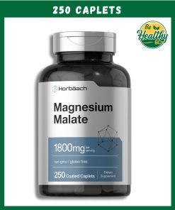 Horbaach Magnesium Malate (1,800 mg) - 250 caplets