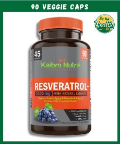 Kaibo Nutra Resveratrol + (1,500 mg) - 90 veggie caps