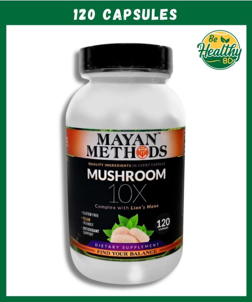 Mayan Methods Mushroom 10X - 120 capsules