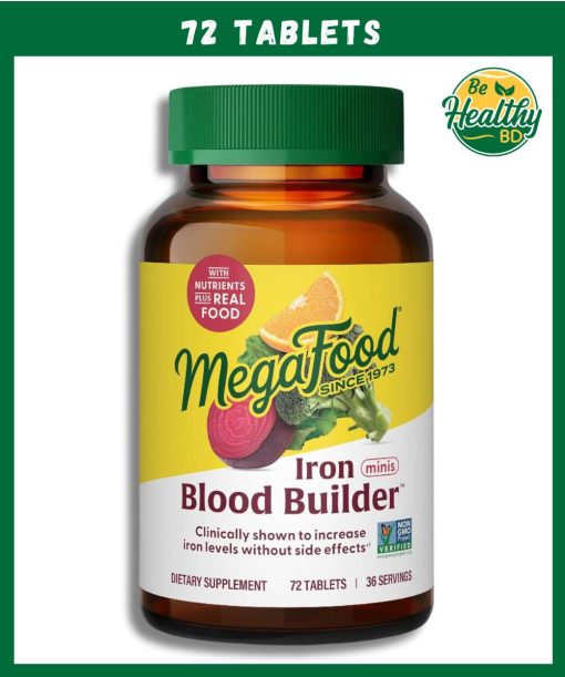 MegaFood Blood Builder Iron Minis- 72 tablets