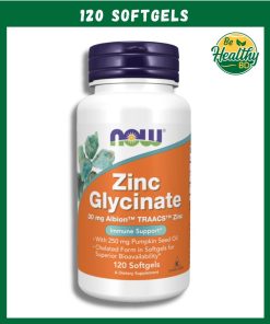 Now Zinc Glycinate - 120 softgels