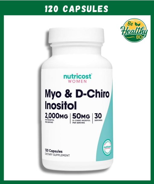 Nutricost Myo & D-Chiro Inositol (2,000 mg) Women - 120 capsules
