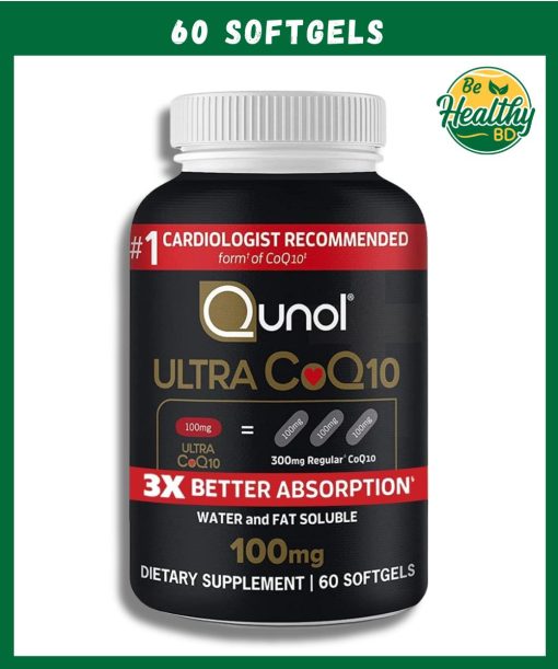 Qunol Ultra CoQ10 (100 mg) - 60 softgels