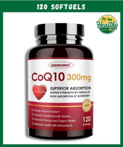 Zebora CoQ10 (300 mg) - 120 softgels