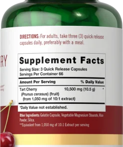 Carlyle Tart Cherry Extract (10,500 mg) - 200 capsules