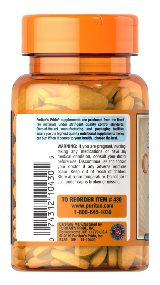 Puritan's Pride Vitamin C-500 mg - 100 caplets