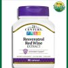 21st Century Resveratrol Red Wine Extract - 90 capsules