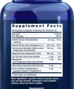 Life Extension Bone Restore Calcium Supplement - 120 capsules