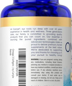 Carlyle Vegan Omega-3 Algae Oil (1290 mg) - 60 softgels