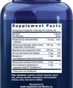 Life Extension Bone Restore Calcium Supplement - 120 capsules