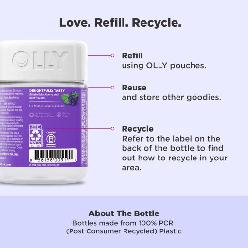 Olly Sleep Melatonin, L-Theanine & Botanicals - 50 gummies