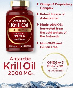 Carlyle Antartic Krill Oil (2,000 mg) Omega-3 with Astaxanthin - 120 softgels