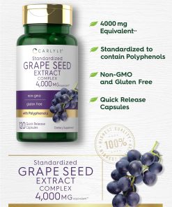 Carlyle Grape Seed Extract Complex (4,000 mg) - 120 capsules