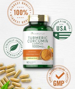 Carlyle Turmeric Curcumin Complex (1,000 mg) - 180 capsules