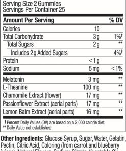 Olly Sleep Melatonin, L-Theanine & Botanicals - 50 gummies