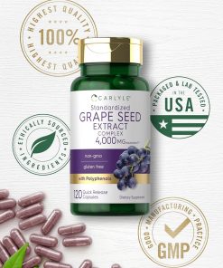 Carlyle Grape Seed Extract Complex (4,000 mg) - 120 capsules