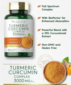 Carlyle Turmeric Curcumin Complex (3,000 mg) - 90 capsules