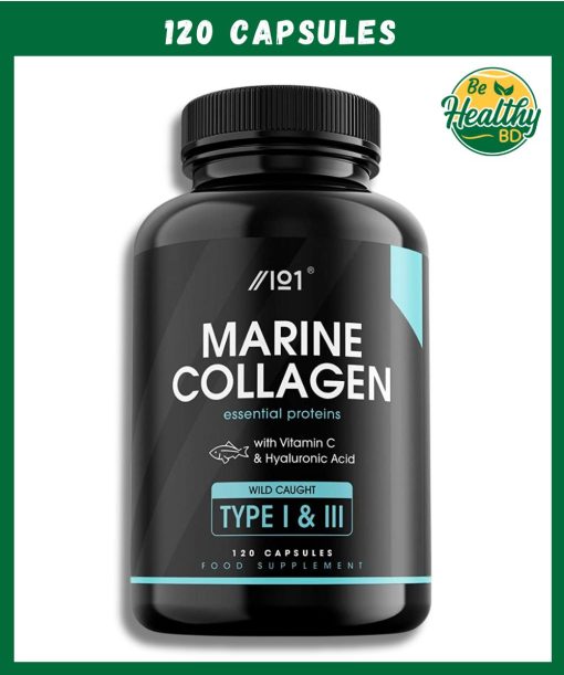 Alpha01 Marine Collagen with Vitamin C & Hyaluronic Acid - 120 capsules
