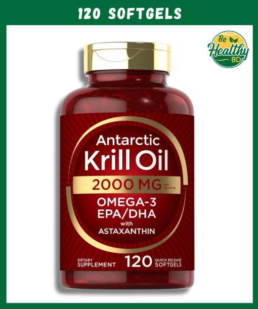 Carlyle Antartic Krill Oil (2,000 mg) Omega-3 with Astaxanthin - 120 softgels