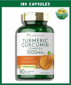 Carlyle Turmeric Curcumin Complex (1,000 mg) - 180 capsules