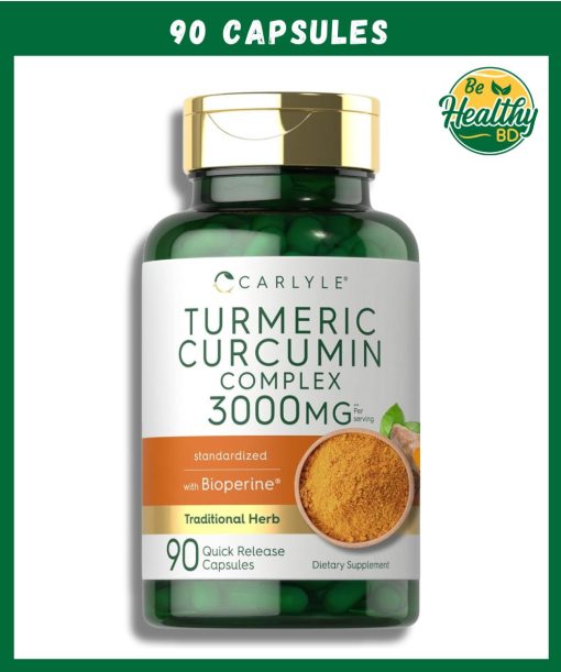 Carlyle Turmeric Curcumin Complex (3,000 mg) - 90 capsules