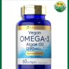 Carlyle Vegan Omega-3 Algae Oil (1290 mg) - 60 softgels